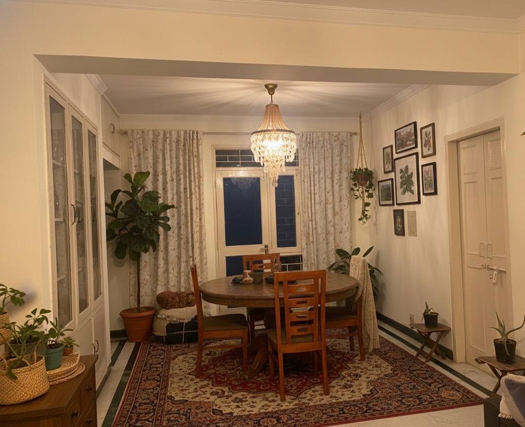 Dining room interior styling