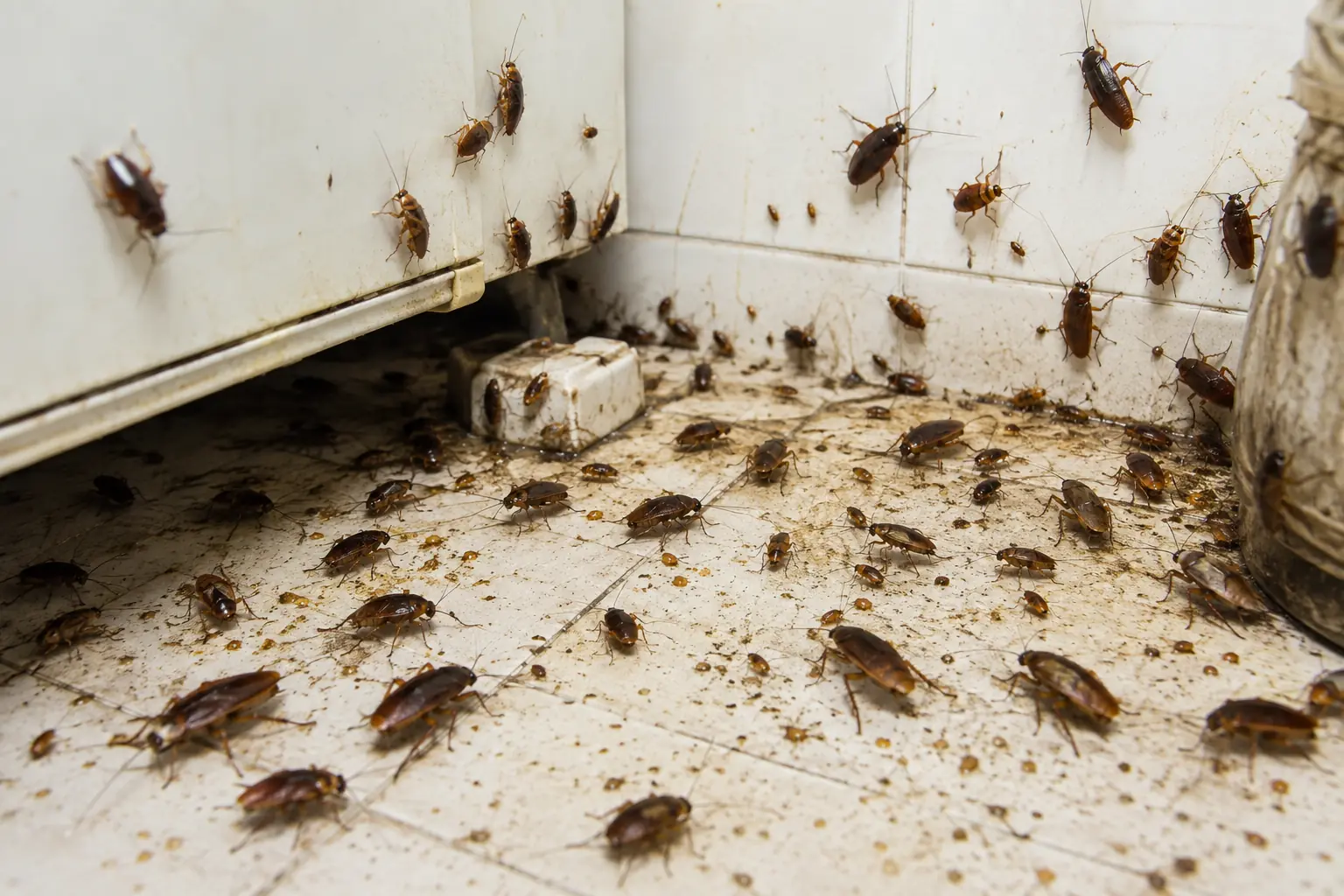 Signs of Cockroach Infestation