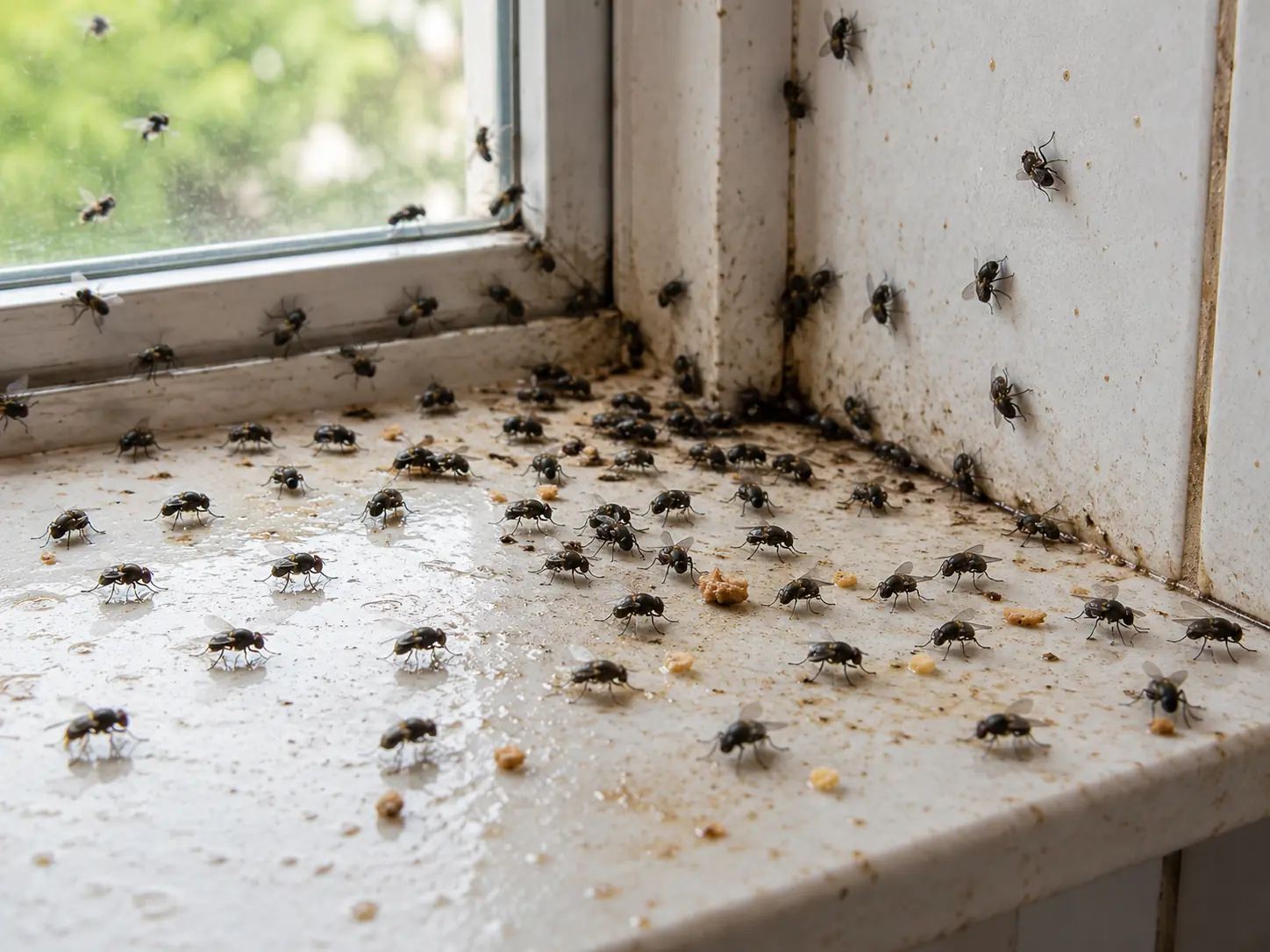 Signs of Flies Infestation