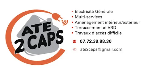 logo de l'artisan ATE 2 caps