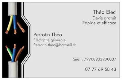 logo de l'artisan Theo elec