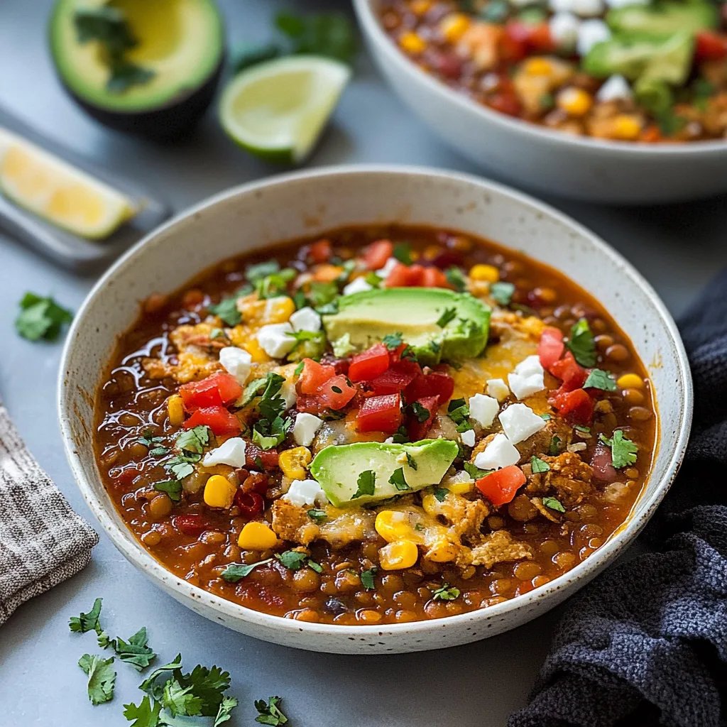 Vegetarian Mexican Lentils: Flavorful Fiesta in a Bowl
