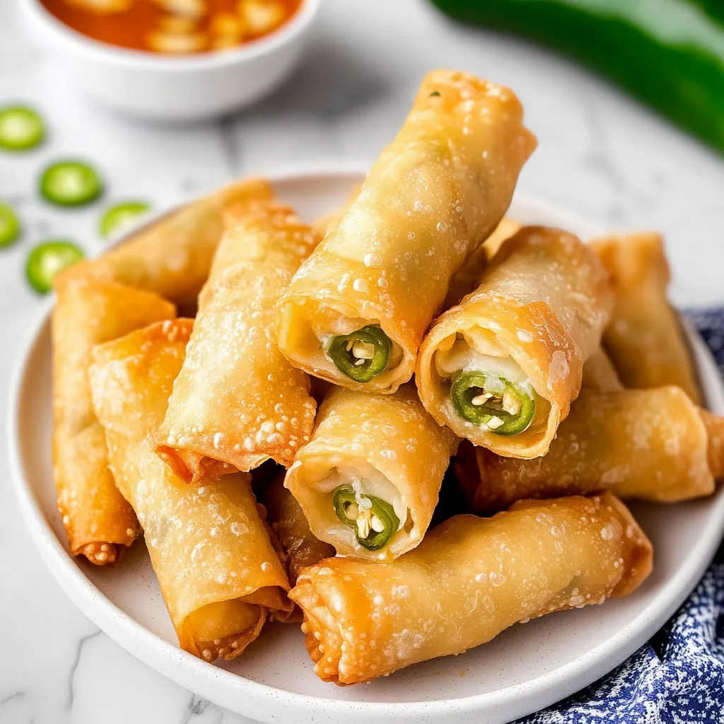 Mini Jalapeño Popper Egg Rolls: Flavor Explosion Awaits