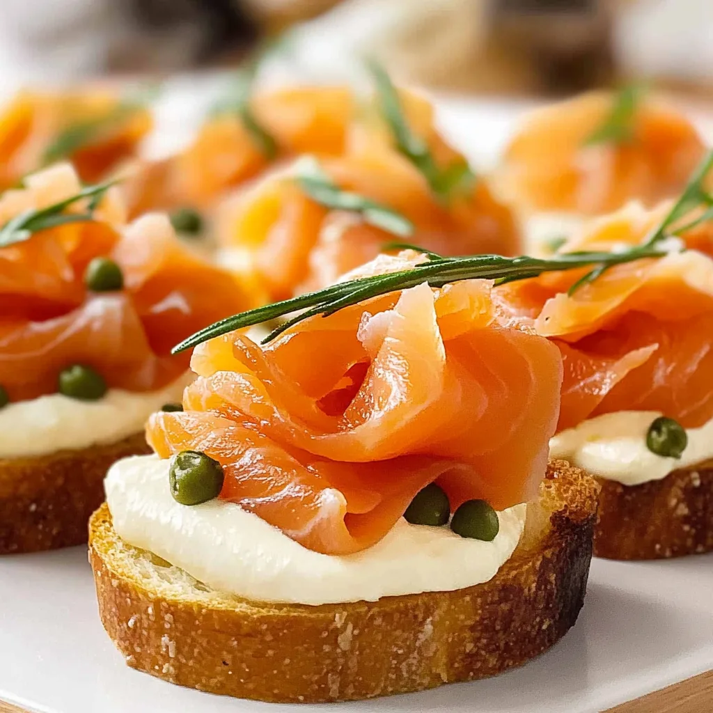 Smoked Salmon Crostini: A Delightfully Smoky Treat