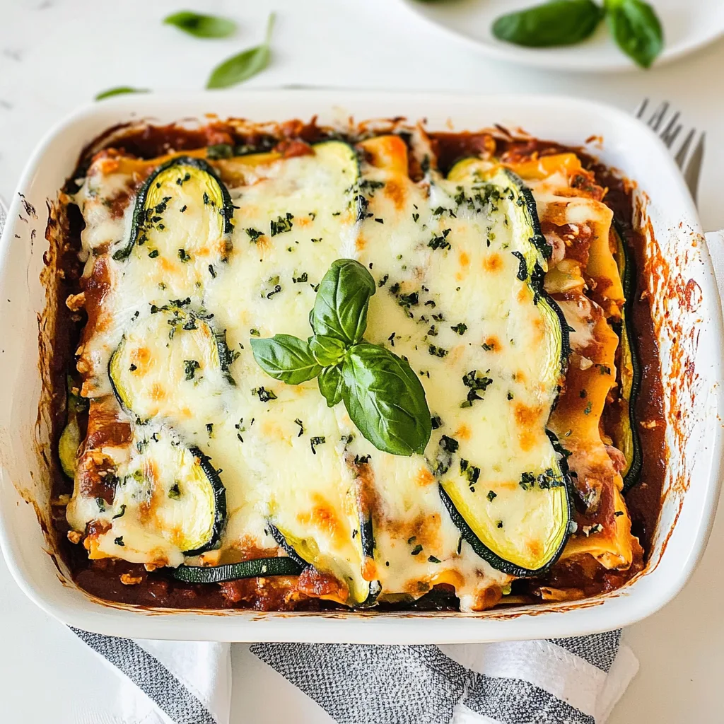 Zucchini Lasagna: Gooey Goodness in Every Bite