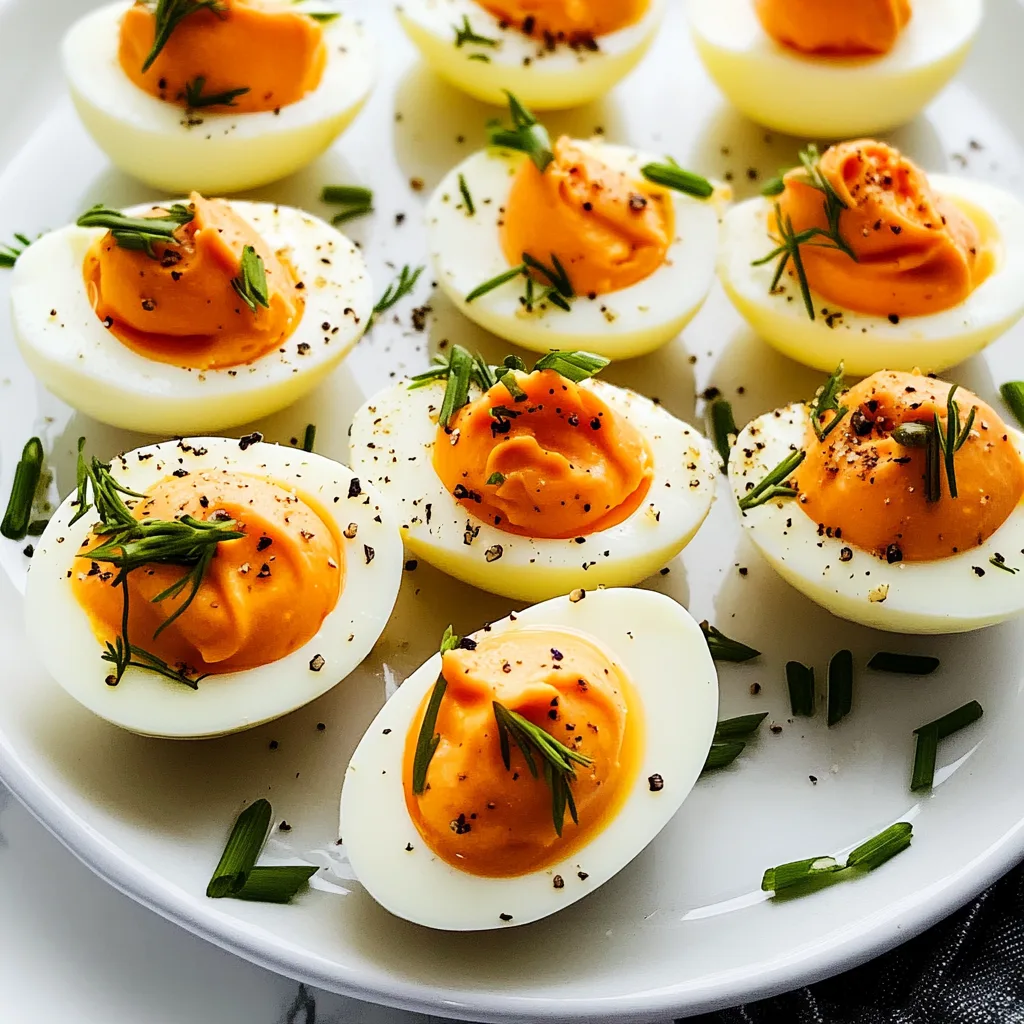 Deviled Eggs Royale: Creamy and Irresistible Delights