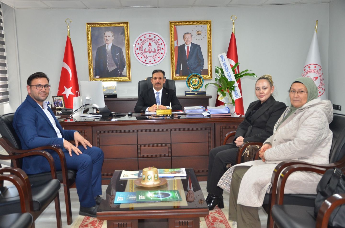 İl Milli Eğitim Müdürü Mehmet UĞURELLİ yi Ziyaret Ettik