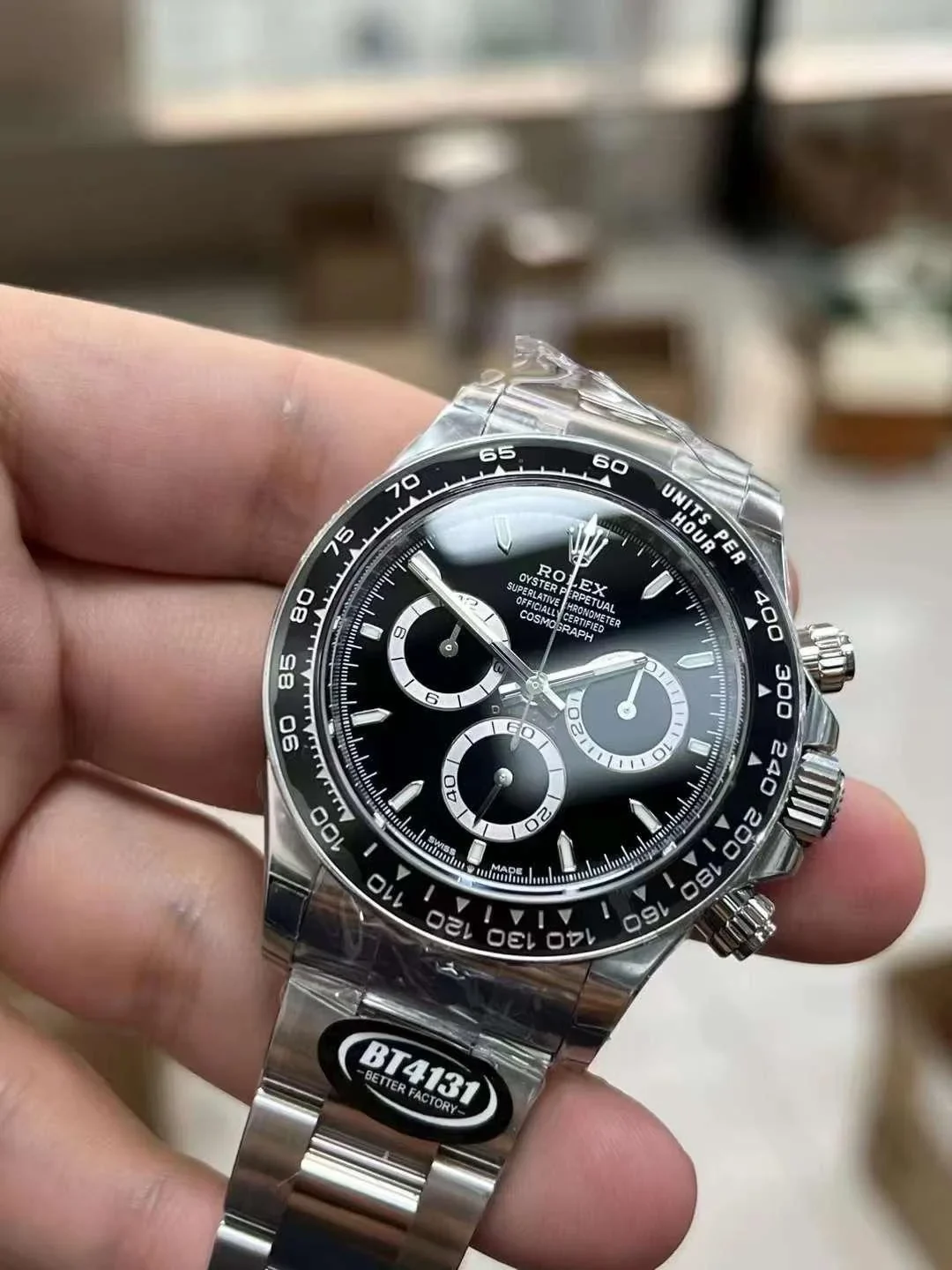 BT공장 롤렉스 코스모그래프 세라믹 데이토나 블랙 다이얼 126500 상세 이미지 1