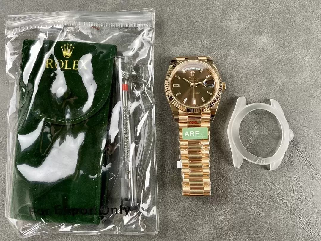 ARF공장 롤렉스 데이데이트 브라운 바게트 다이아 다이얼 40mm m228235-0003 상세 이미지 1