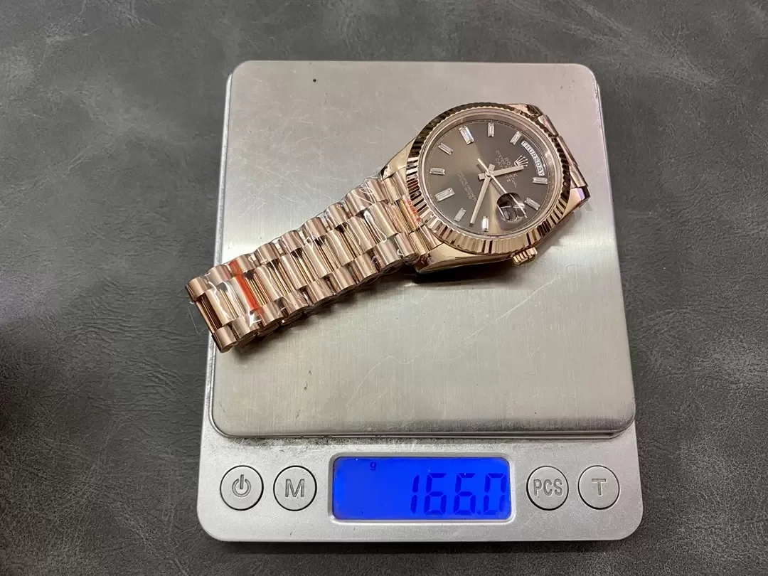 GM공장 V3 롤렉스 데이데이트 브라운 다이아 다이얼 로즈골드 금통 40mm 228235 상세 이미지 1