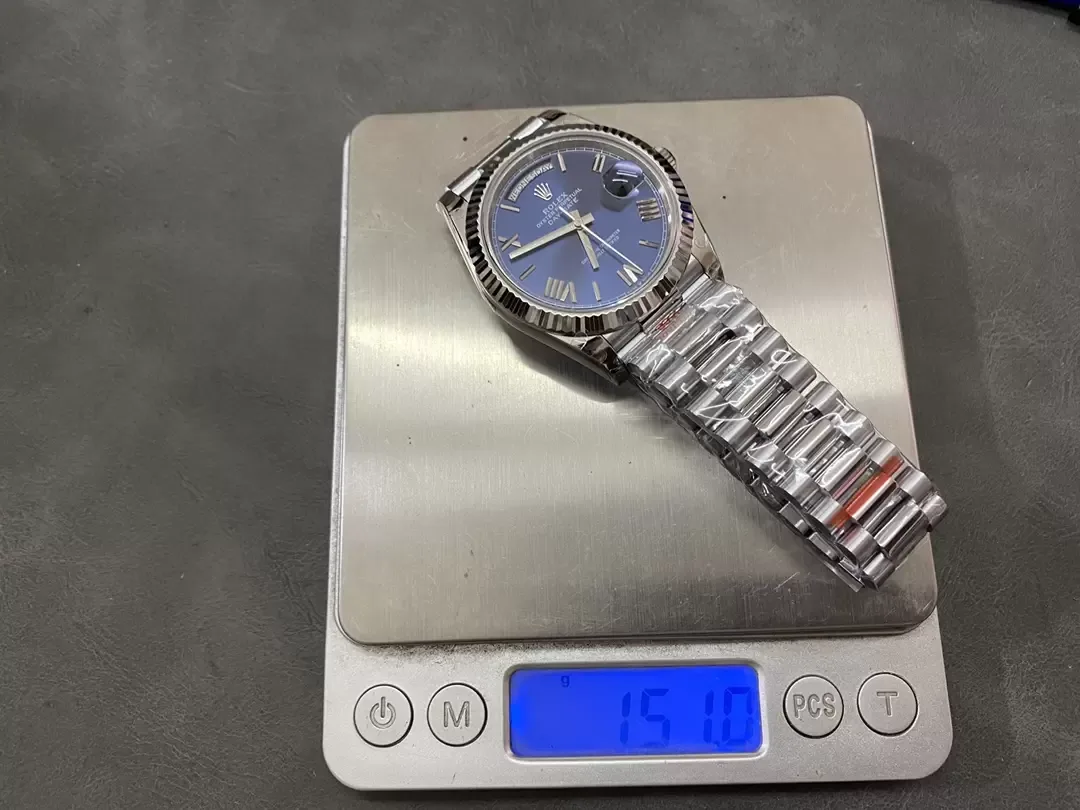 GM공장 V3 롤렉스 데이데이트 청판 다이얼 화이트 골드 금통 40mm m228236 상세 이미지 1