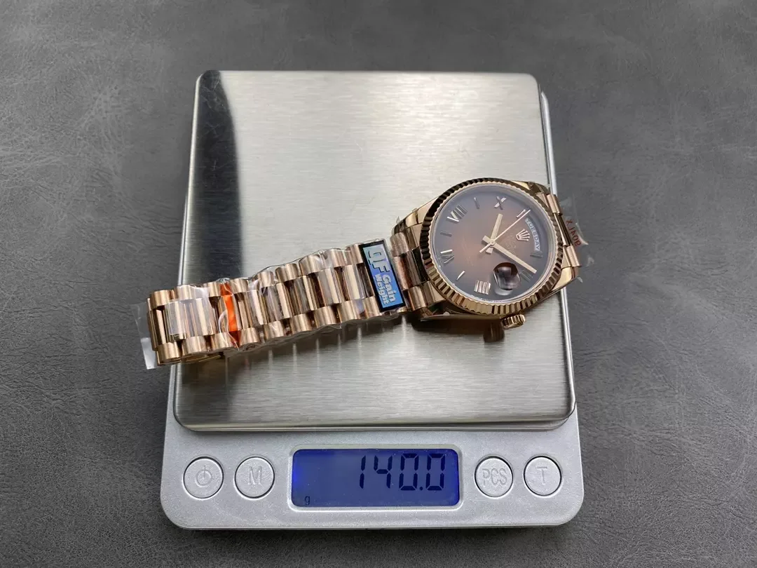 QF공장 롤렉스 데이데이트 브라운 로만 다이얼 로즈금통 36mm 128235 상세 이미지 1