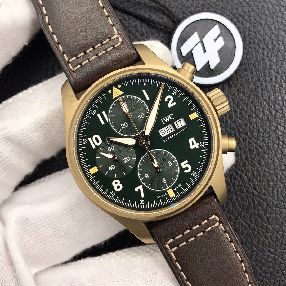 IWC ZF공장 IWC 파일럿 워치 크로노그래프 스핏파이어 IW387902 7750 무브먼트 상세 이미지 2
