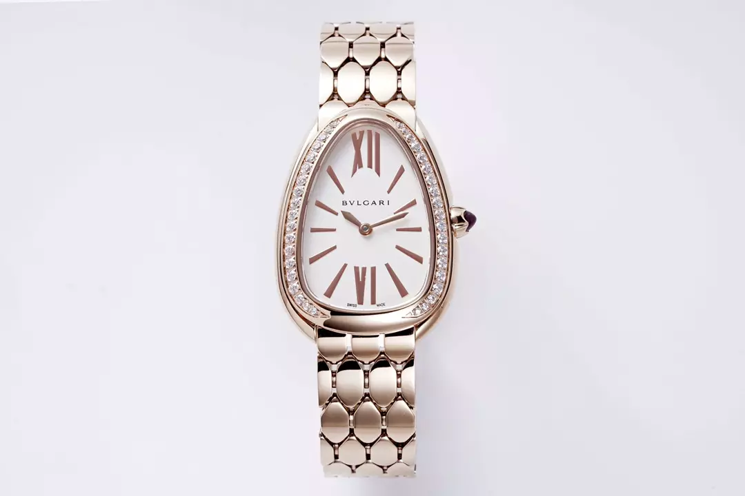 BV공장 BV공장 불가리 세르펜티 세두토리 핑크골드 다이아 베젤 세팅 103146 케이스 33mm, 스위스 ETA 쿼츠 무브먼트 상세 이미지 1