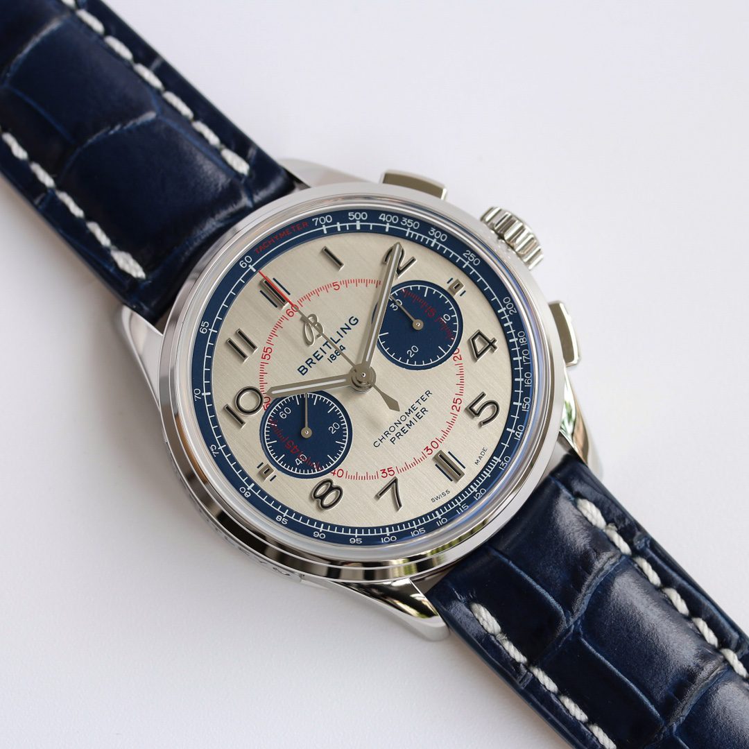 브라이틀링 GF공장 브라이틀링 프리미어 B01 크로노그래프 벤틀리 뮬리너 AB0118A71G1P1 7750 무브먼트 상세 이미지 2