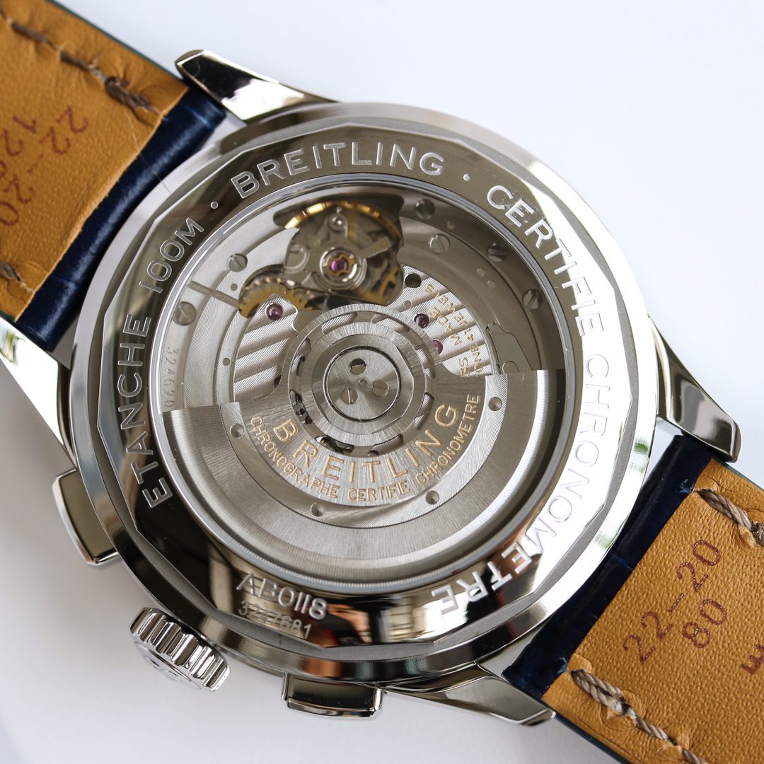브라이틀링 GF공장 브라이틀링 프리미어 B01 크로노그래프 벤틀리 뮬리너 AB0118A71G1P1 7750 무브먼트 상세 이미지 8