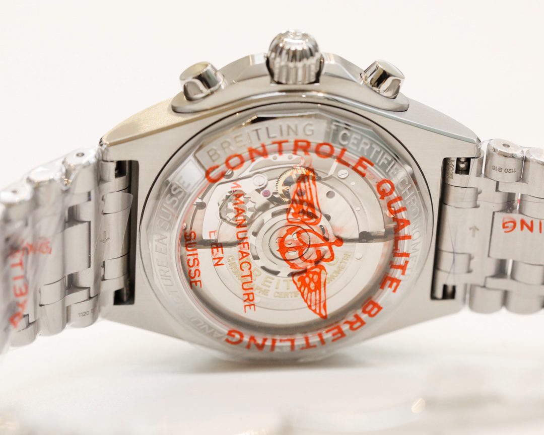 브라이틀링 GF공장 브라이틀링 크로노맷 블랙 다이얼 42mm AB0134101B1A1 7750 무브먼트 상세 이미지 6