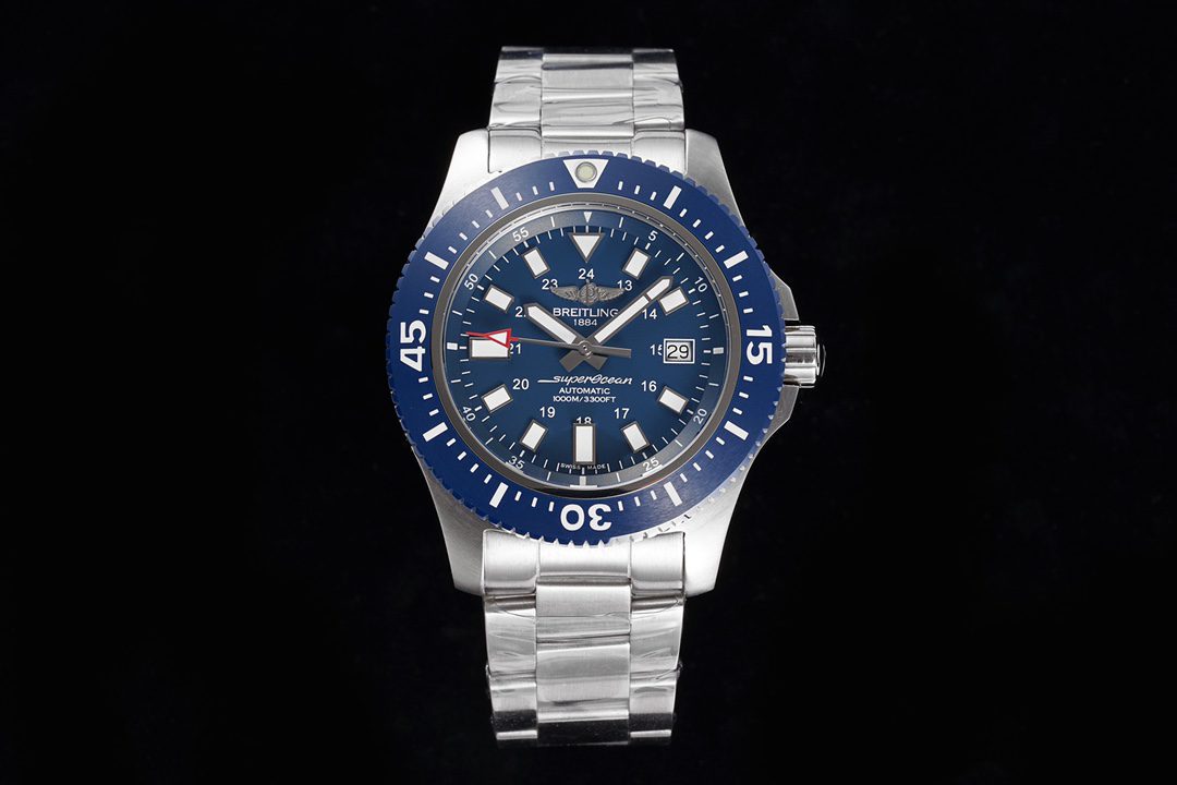 브라이틀링 TF공장 브라이틀링 슈퍼 오션 스페셜 청판 다이얼 44mm Y1739316 2824 무브먼트 상세 이미지 1