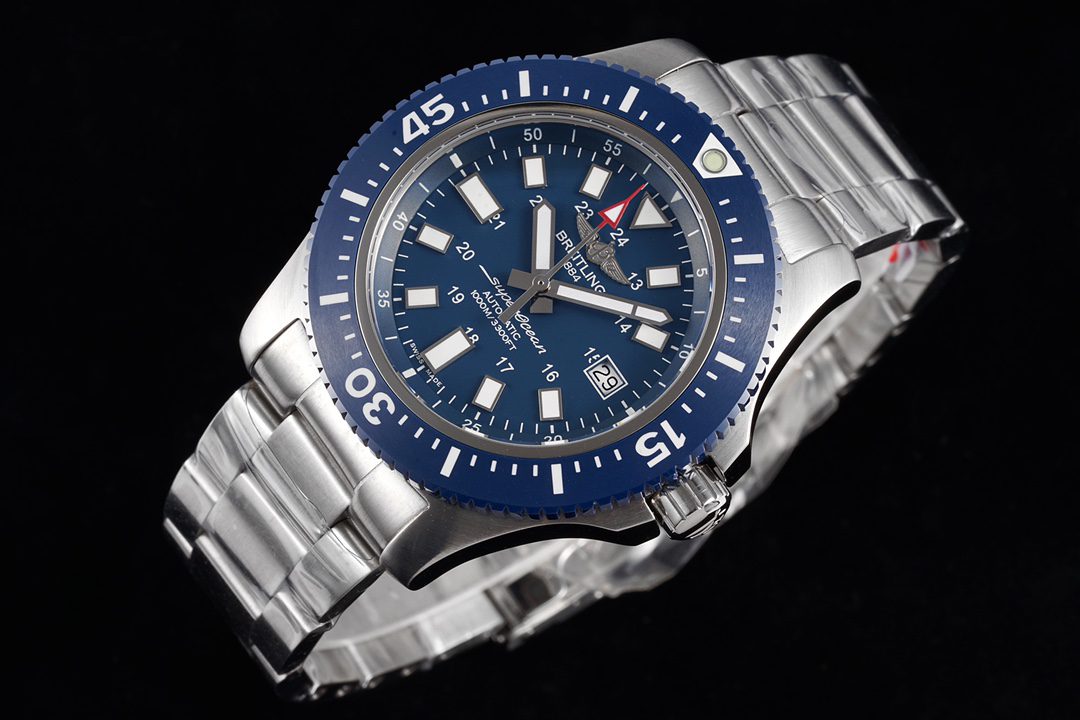 브라이틀링 TF공장 브라이틀링 슈퍼 오션 스페셜 청판 다이얼 44mm Y1739316 2824 무브먼트 상세 이미지 2