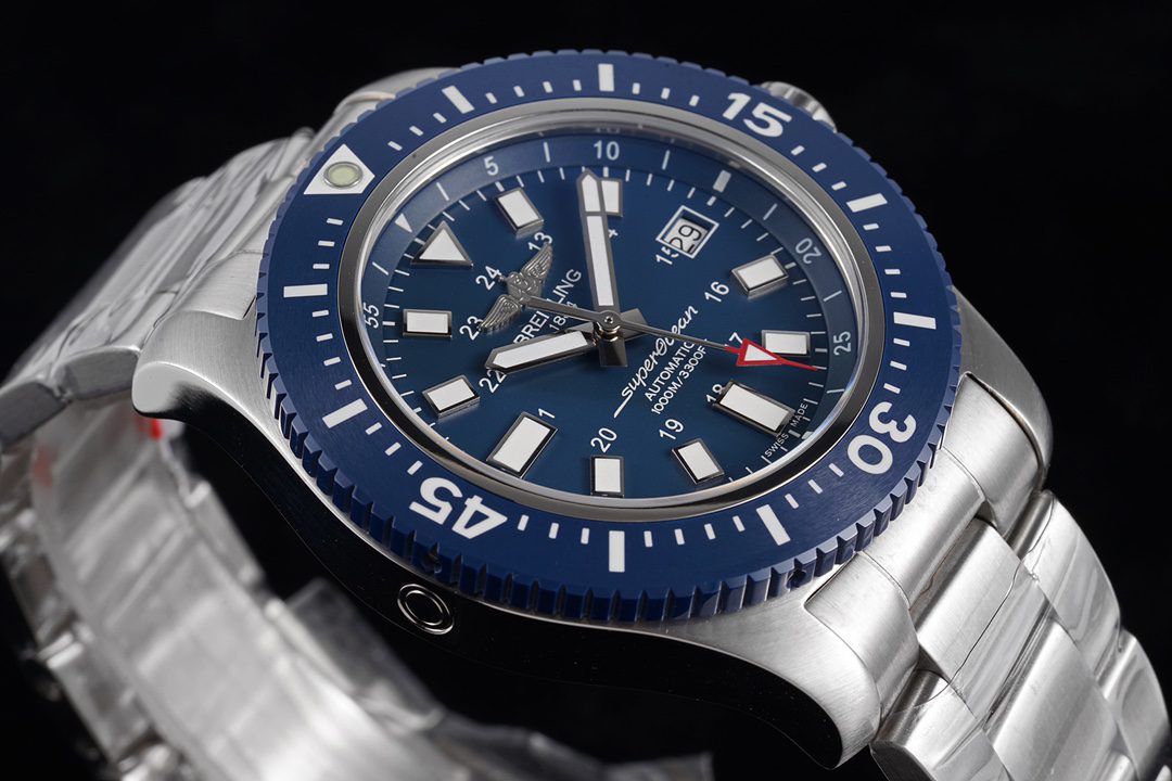 브라이틀링 TF공장 브라이틀링 슈퍼 오션 스페셜 청판 다이얼 44mm Y1739316 2824 무브먼트 상세 이미지 4