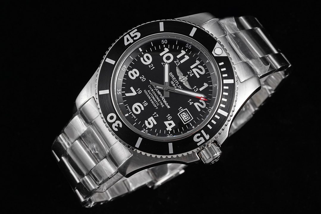 브라이틀링 TF공장 브라이틀링 슈퍼 오션 2 블랙 다이얼 44mm A17392D71B1A1 2824 무브먼트 상세 이미지 2