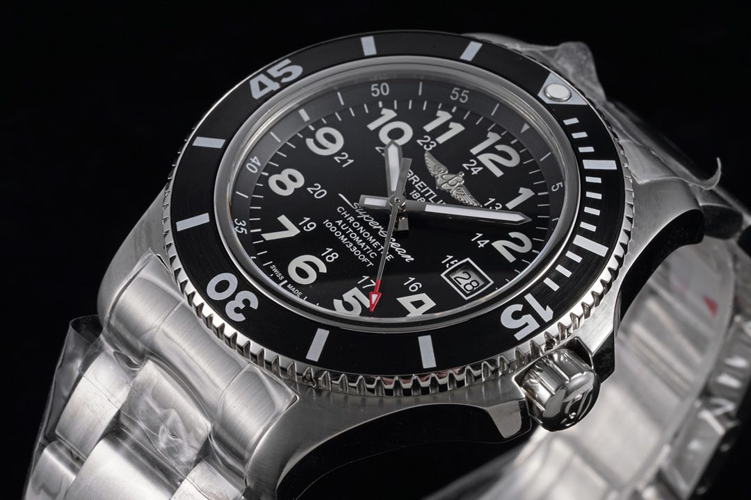 브라이틀링 TF공장 브라이틀링 슈퍼 오션 2 블랙 다이얼 44mm A17392D71B1A1 2824 무브먼트 상세 이미지 3