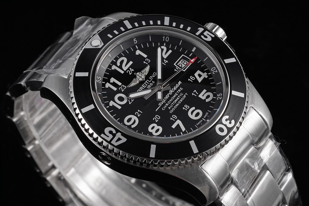 브라이틀링 TF공장 브라이틀링 슈퍼 오션 2 블랙 다이얼 44mm A17392D71B1A1 2824 무브먼트 상세 이미지 4