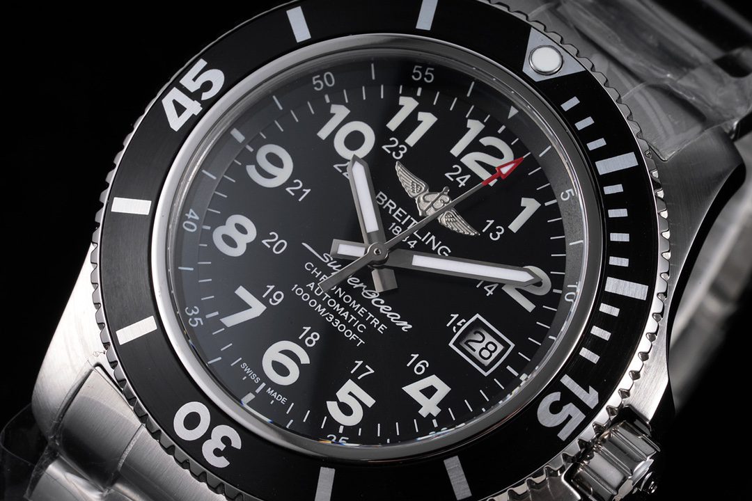 브라이틀링 TF공장 브라이틀링 슈퍼 오션 2 블랙 다이얼 44mm A17392D71B1A1 2824 무브먼트 상세 이미지 5
