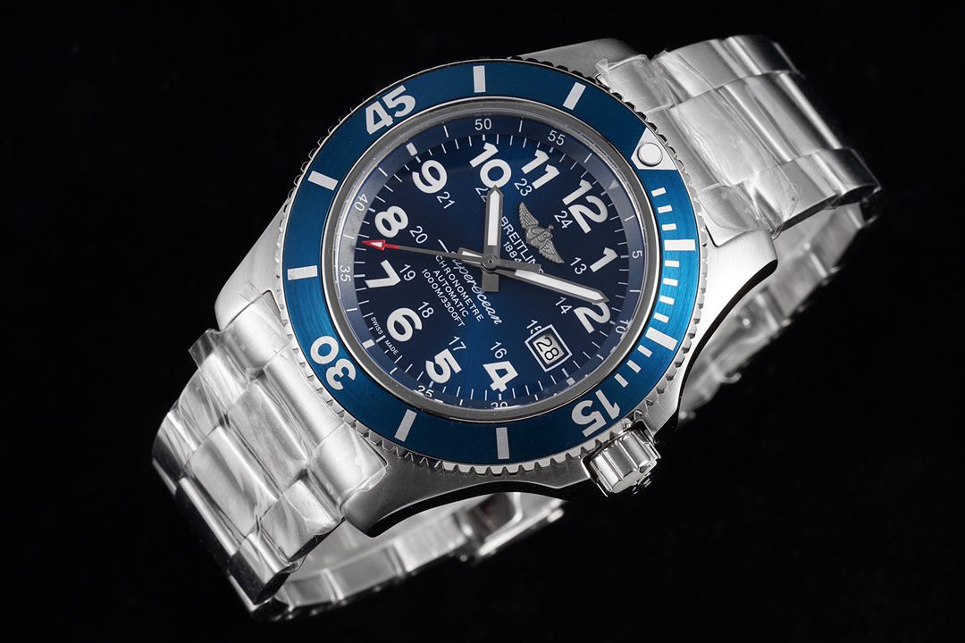 브라이틀링 TF공장 브라이틀링 슈퍼 오션 2 청판 다이얼 44mm A17392D81C1A1 2824 무브먼트 상세 이미지 2