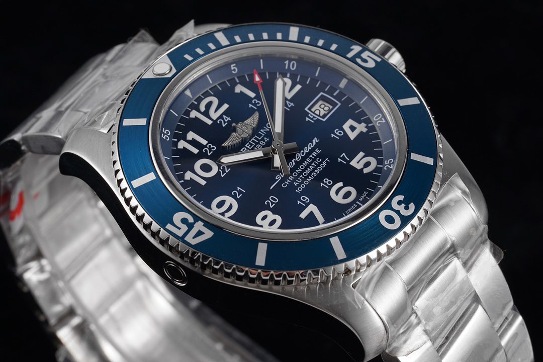 브라이틀링 TF공장 브라이틀링 슈퍼 오션 2 청판 다이얼 44mm A17392D81C1A1 2824 무브먼트 상세 이미지 4