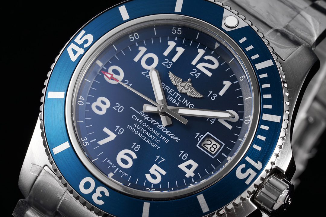 브라이틀링 TF공장 브라이틀링 슈퍼 오션 2 청판 다이얼 44mm A17392D81C1A1 2824 무브먼트 상세 이미지 5