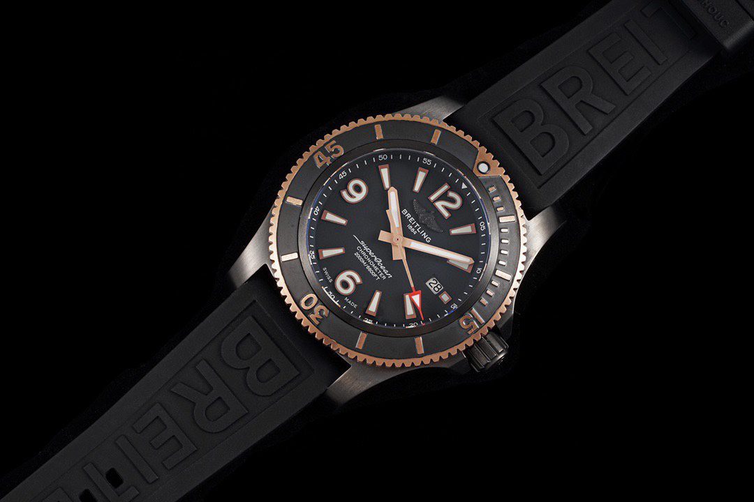 브라이틀링 TF공장 브라이틀링 슈퍼 오션 블랙 다이얼 DLC U17368221B1S1 2824 무브먼트 상세 이미지 2