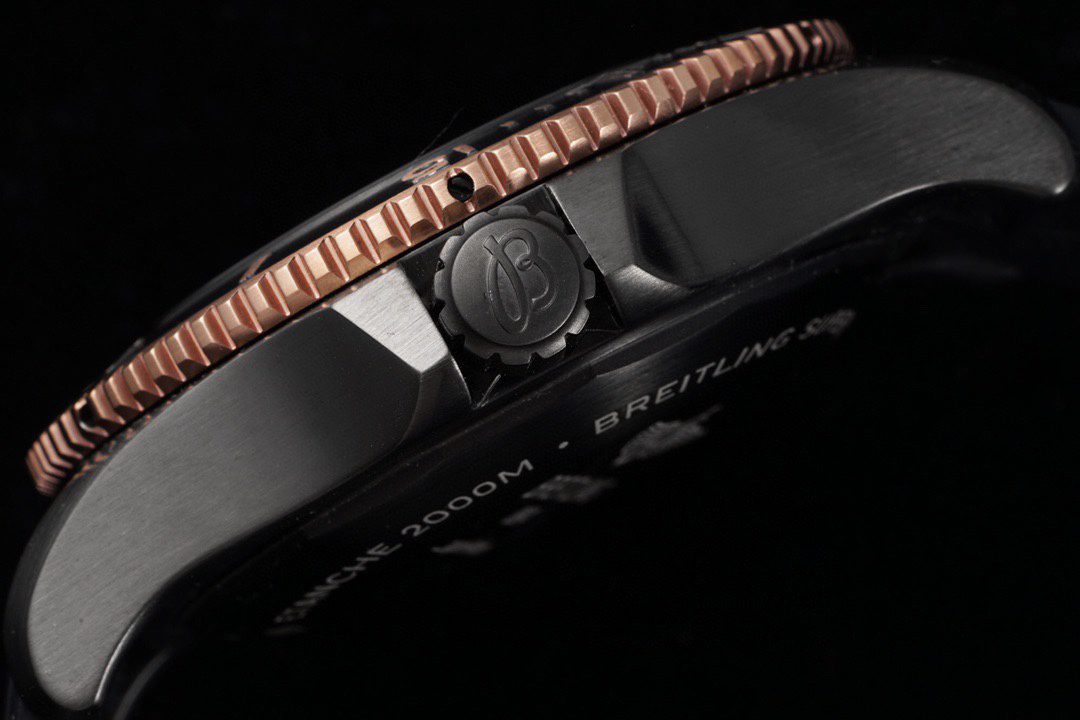 브라이틀링 TF공장 브라이틀링 슈퍼 오션 블랙 다이얼 DLC U17368221B1S1 2824 무브먼트 상세 이미지 5