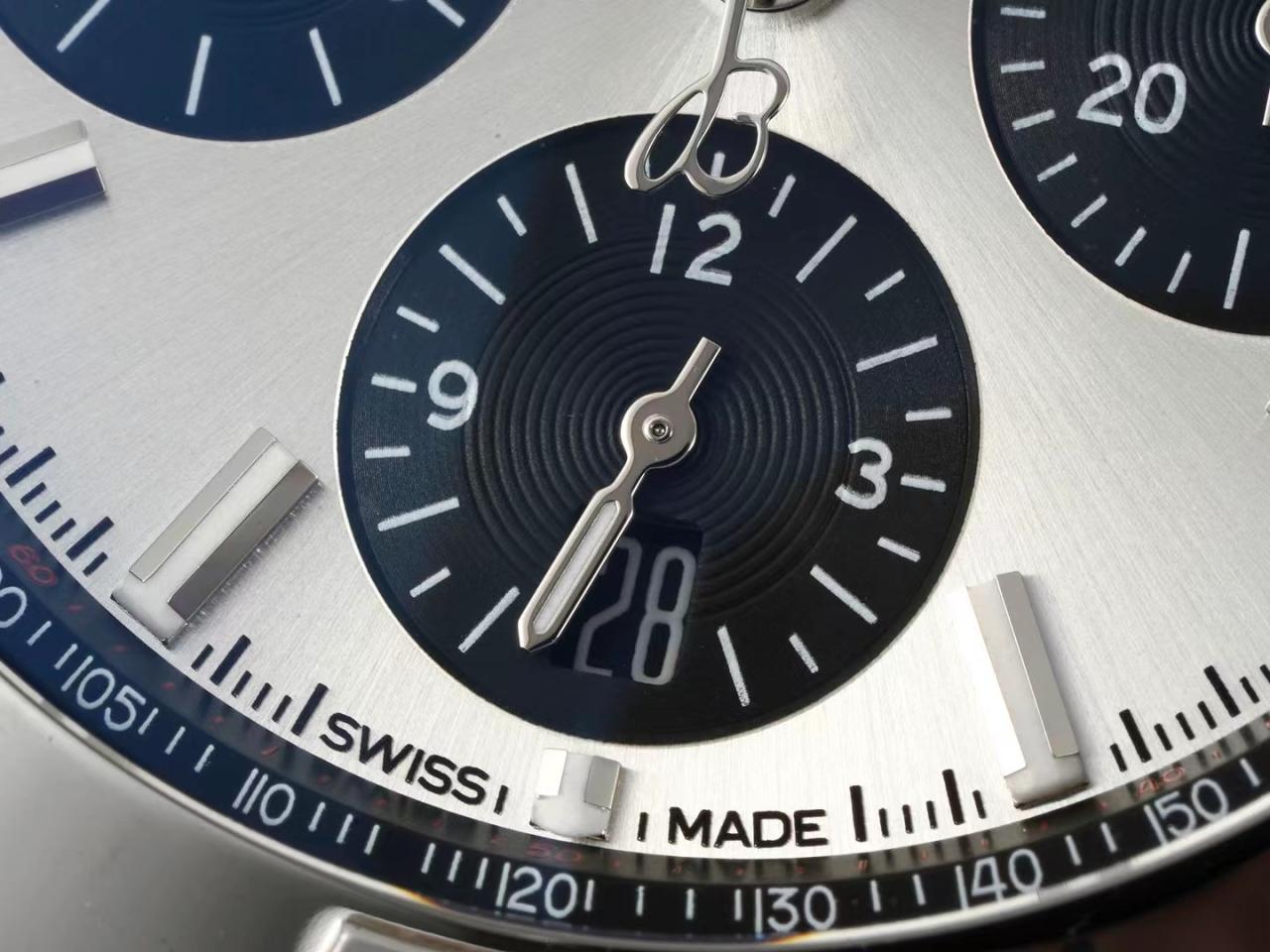 브라이틀링 TF공장 브라이틀링 크로노맷 B01 실버 다이얼 42mm AB01344A1C1A1 7750 무브먼트 상세 이미지 6