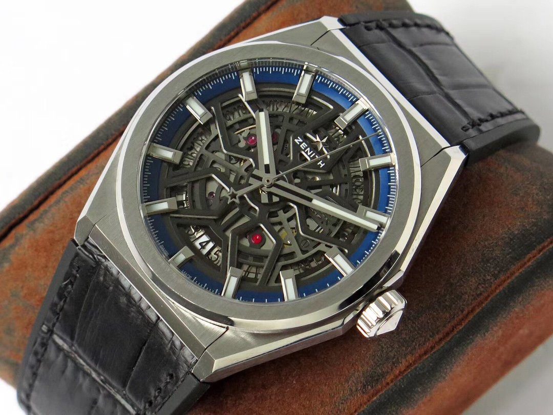 LF공장 LF공장 제니스 디파이 스켈레톤 다이얼 티타늄 41mm 95.9000.670/78.R782 670sk 무브먼트 상세 이미지 3