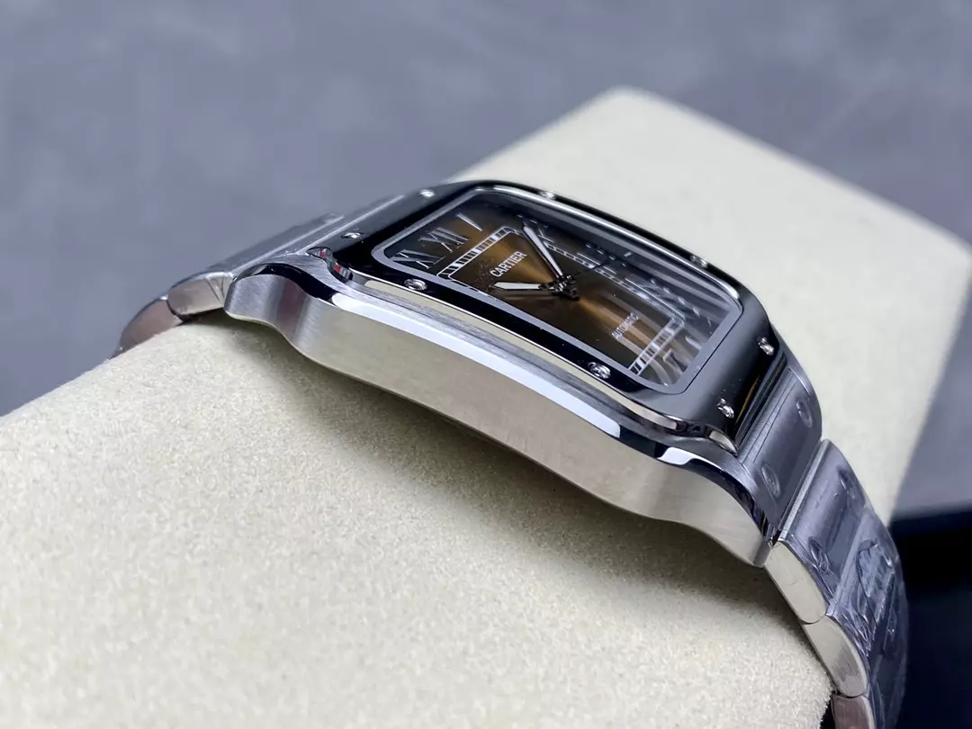 까르띠에 BV공장 까르띠에 산토스 브라운 다이얼 40mm WSSA0064 9015 무브먼트 상세 이미지 8