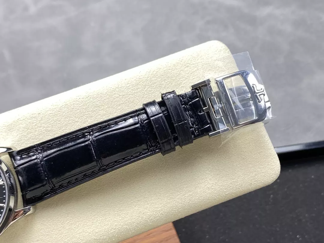 GR공장 GR공장 예거르쿨트르 울트라 씬 퍼페추얼 블랙 다이얼 39mm 130354J JLC 868 무브먼트로 장식된 일본 MIYOTA 9015 무브먼트 상세 이미지 8