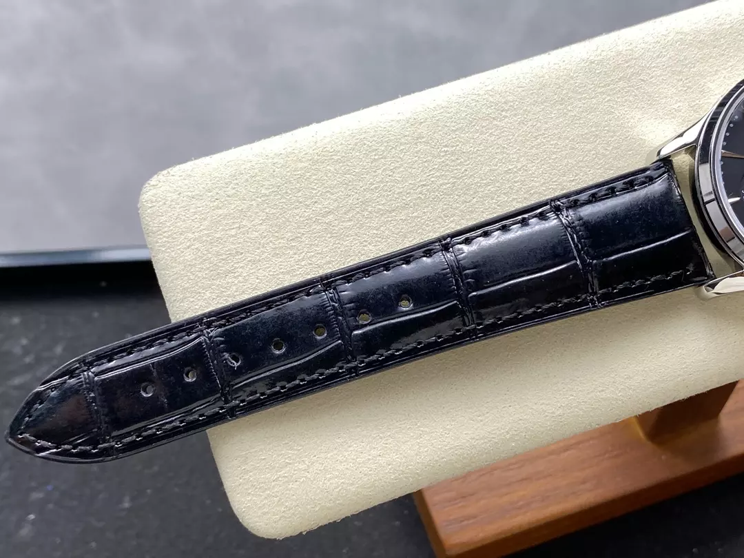 GR공장 GR공장 예거르쿨트르 울트라 씬 퍼페추얼 블랙 다이얼 39mm 130354J JLC 868 무브먼트로 장식된 일본 MIYOTA 9015 무브먼트 상세 이미지 9