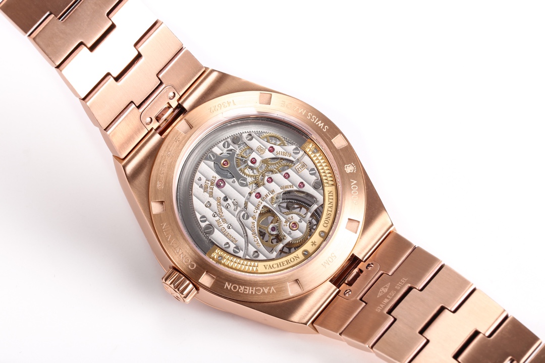 BBR공장 BBR공장 바쉐론 콘스탄틴 오버시즈 뚜르비옹 청판 다이얼 6000V 로즈골드 금통 뚜르비옹 무브먼트 구현 상세 이미지 9