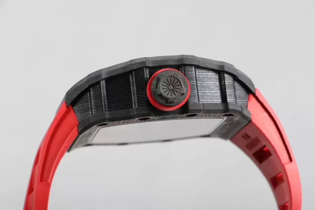 리차드밀 RM공장 리차드밀 RM12-01 투르비용 리미티드 에디션 블랙카본 레드 밴드 맞춤형 수동 뚜르비옹 무브먼트 상세 이미지 8