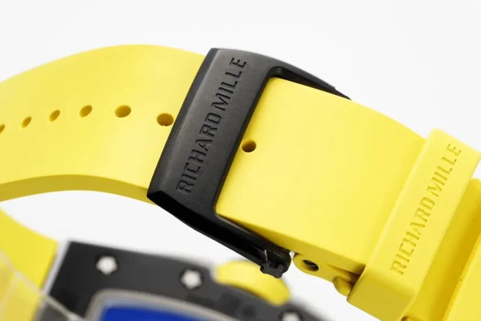 리차드밀 ZF공장 리차드밀 요한 블레이크 RM61-01 블랙 세라믹 옐로우 러버밴드 아시아 슈퍼 레플리카 RMUL2 스켈레톤 무브먼트 상세 이미지 9