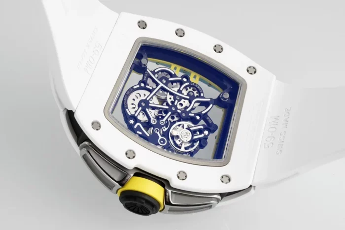 리차드밀 ZF공장 리차드밀 요한 블레이크 RM61-01 화이트 세라믹 화이트 러버밴드 아시아 슈퍼 레플리카 RMUL2 스켈레톤 무브먼트 상세 이미지 8