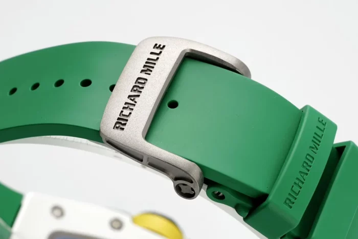 리차드밀 ZF공장 리차드밀 요한 블레이크 RM61-01 화이트 세라믹 그린 러버밴드 아시아 슈퍼 레플리카 RMUL2 스켈레톤 무브먼트 상세 이미지 9