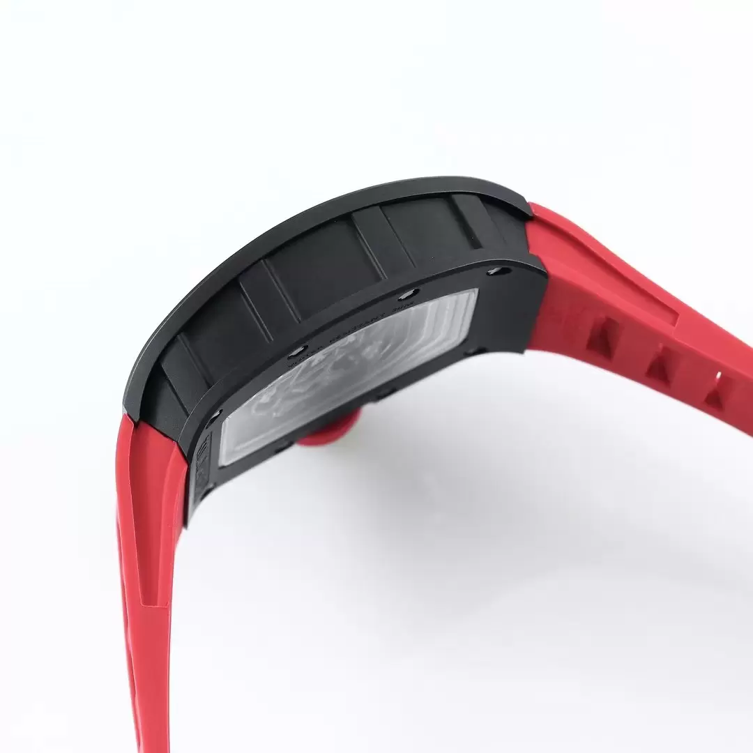 리차드밀 BBR공장 리차드밀 부바왓슨 RM055 블랙 세라믹 케이스 블랙 포인트 레드 밴드 RMUL2 통합 무브먼트 상세 이미지 6