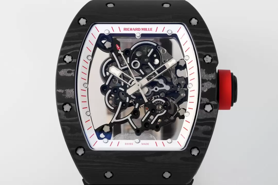 리차드밀 ZF공장 리차드밀 부바왓슨 블랙 카본 / 블랙 러버밴드 RM-055 RMUL2 오토 무브먼트 상세 이미지 3