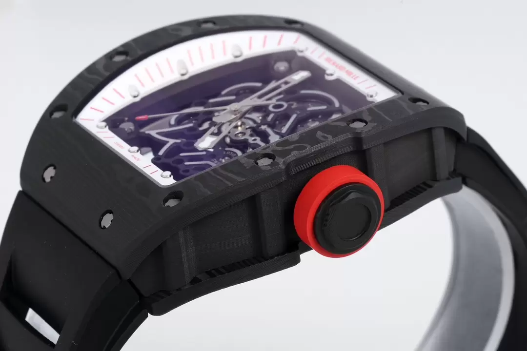 리차드밀 ZF공장 리차드밀 부바왓슨 블랙 카본 / 블랙 러버밴드 RM-055 RMUL2 오토 무브먼트 상세 이미지 8