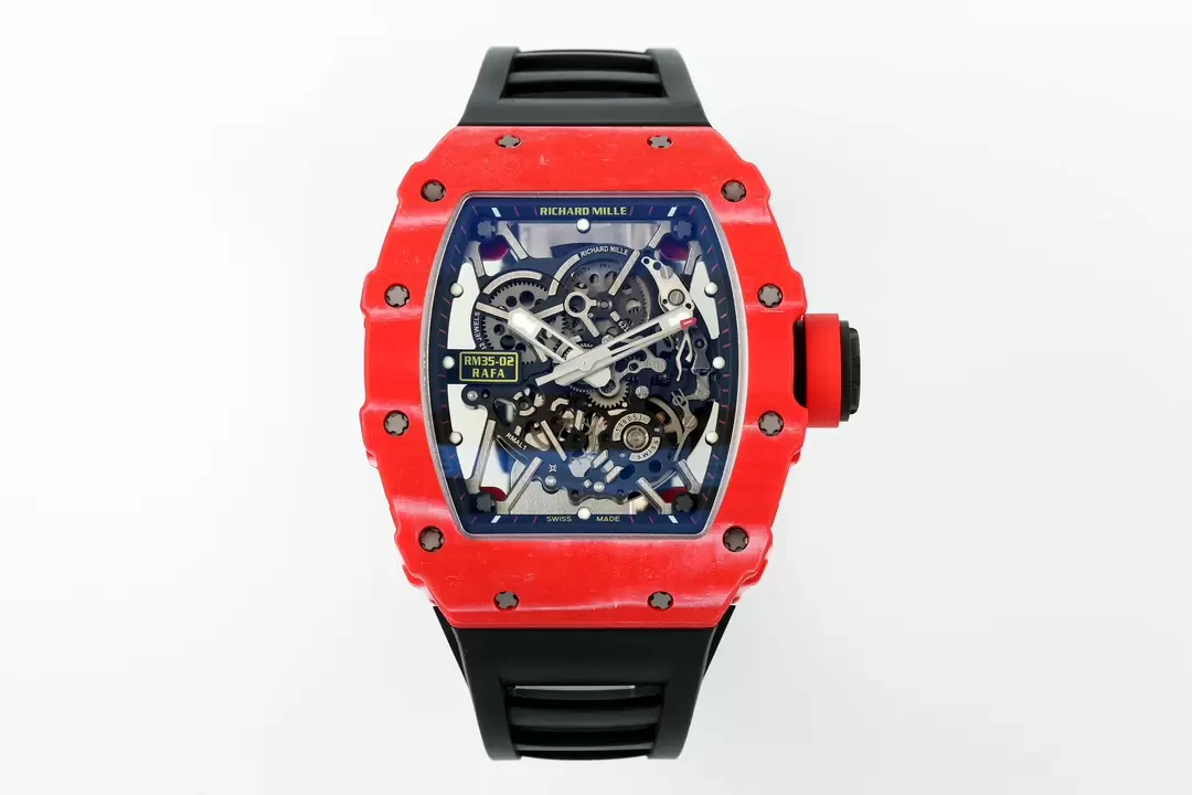 리차드밀 ZF공장 리차드밀 라파엘 나달 레드 카본 / 블랙 러버밴드 RM35-02 RMUL2 오토 무브먼트 상세 이미지 1