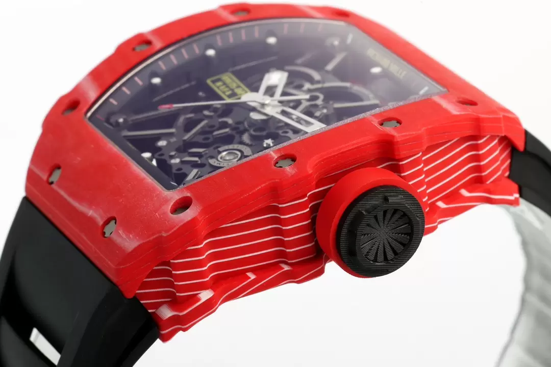 리차드밀 ZF공장 리차드밀 라파엘 나달 레드 카본 / 블랙 러버밴드 RM35-02 RMUL2 오토 무브먼트 상세 이미지 8