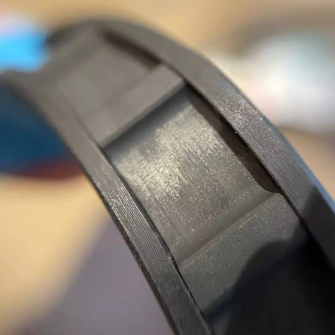 오데마피게 APS공장 V2 리차드밀 부바왓슨 RM-055 블랙 카본 케이스 블루 러버밴드 NTPT 카본, 리얼 티타늄 제작 상세 이미지 14