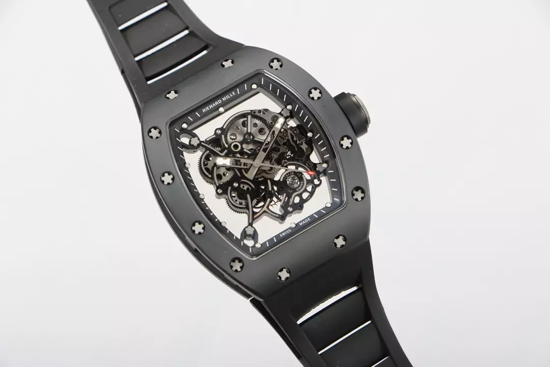 리차드밀 RM공장 리차드밀 부바왓슨 RM-055 블랙 카본 케이스 블랙 러버밴드 NTPT 카본, 리얼 티타늄 제작 상세 이미지 1